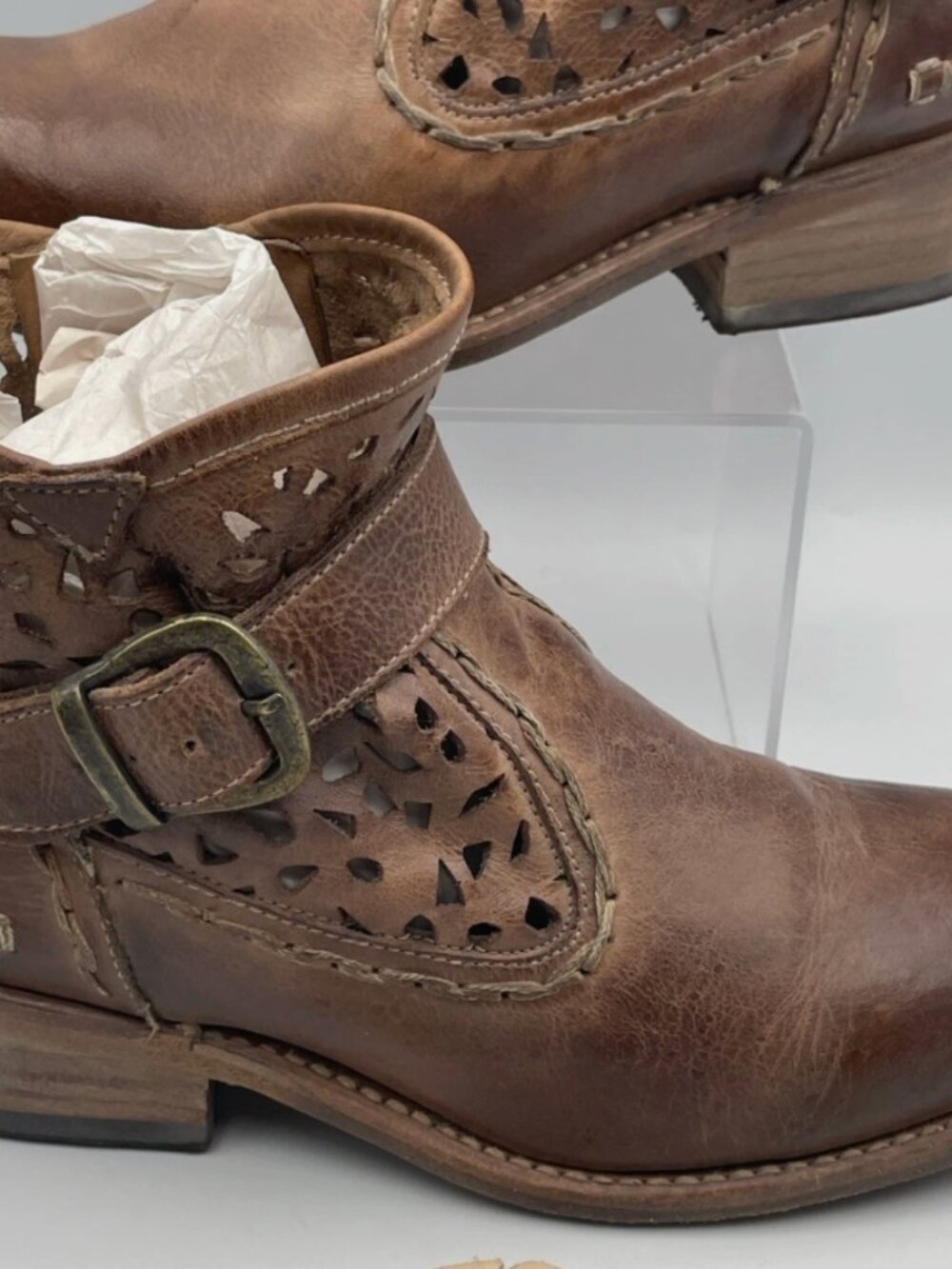 Bed Stu Womens Heather Brown Boots 7